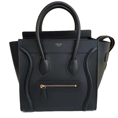 black celine micro luggage tote|celine micro luggage tote price.